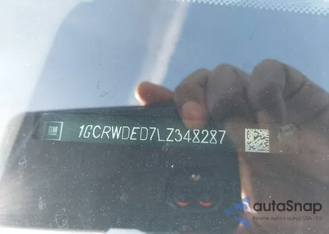 2020 Chevrolet Silverado 1500 2Wd Standard Bed Rst z USA, uszkodzony, nr VIN 1GCRWDED7LZ348287